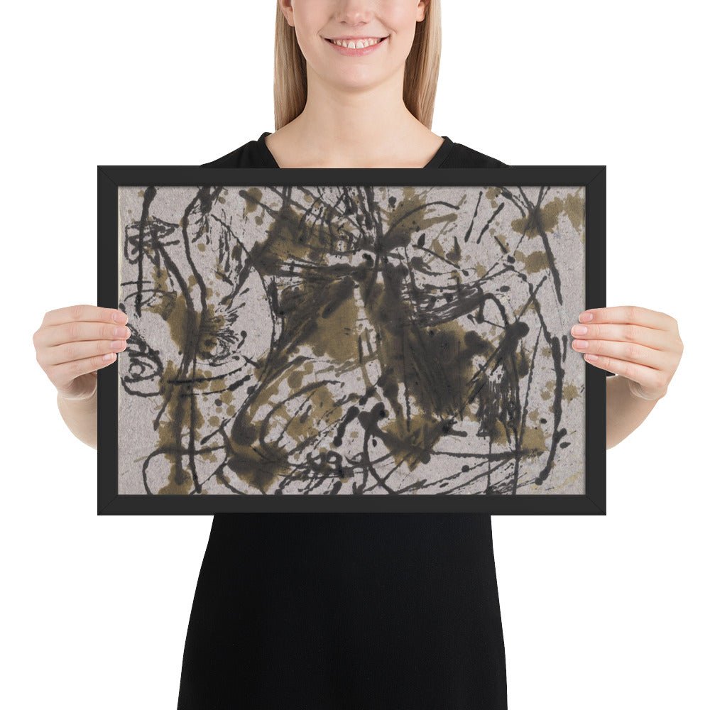 Untitled by Jackson Pollock, Framed poster