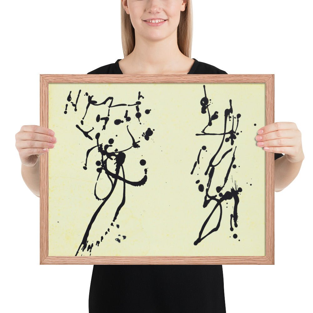 Untitled by Jackson Pollock, Framed poster