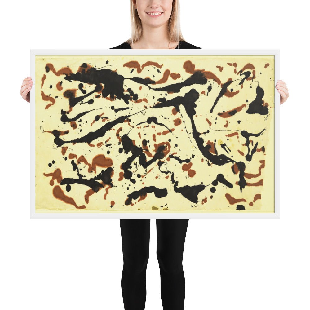 Untitled by Jackson Pollock, Framed poster