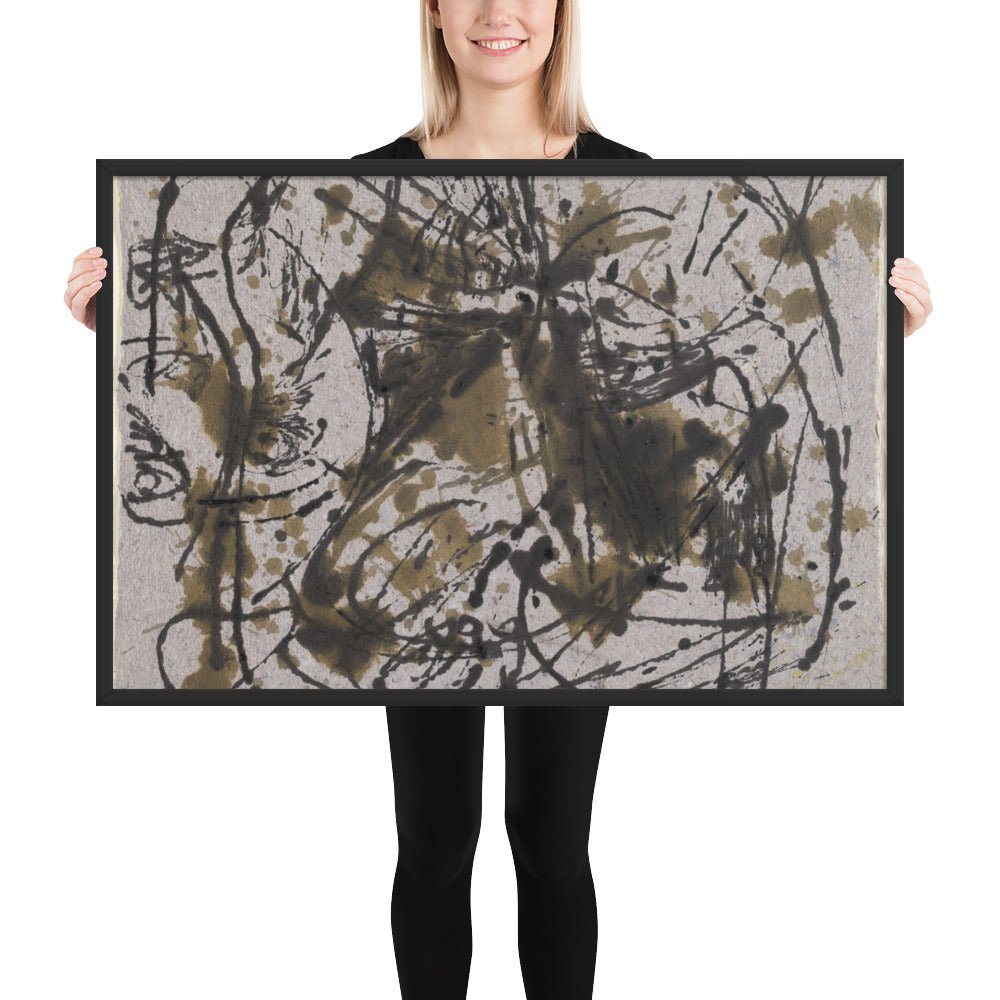 Untitled by Jackson Pollock, Framed poster