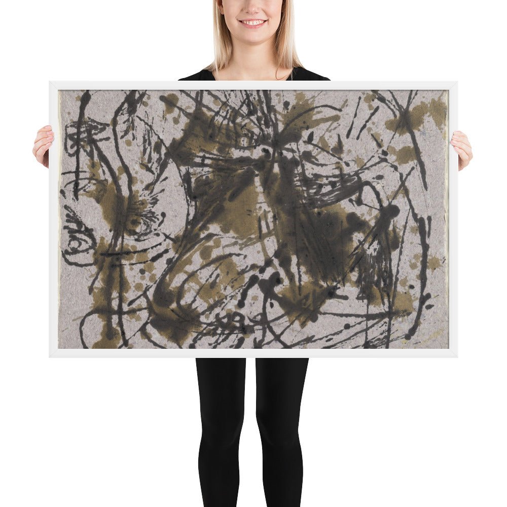 Untitled by Jackson Pollock, Framed poster