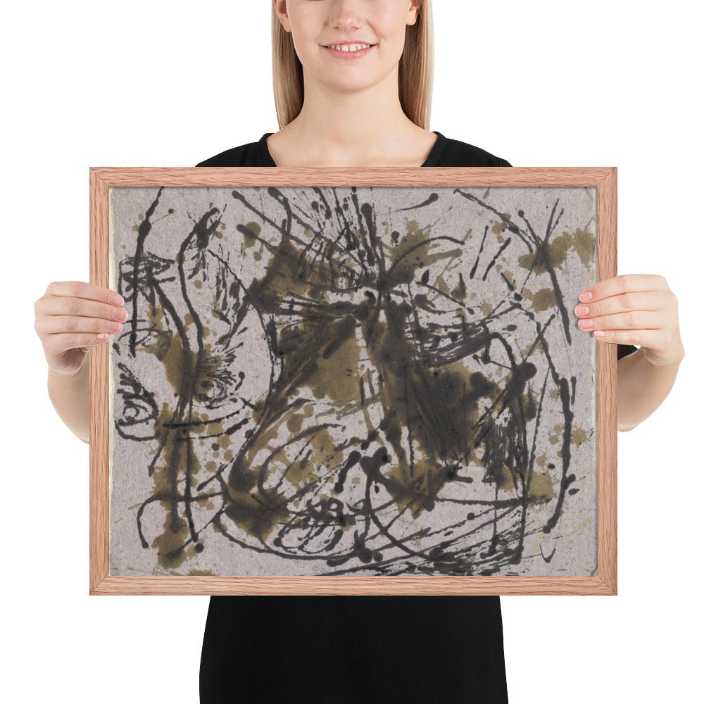 Untitled by Jackson Pollock, Framed poster