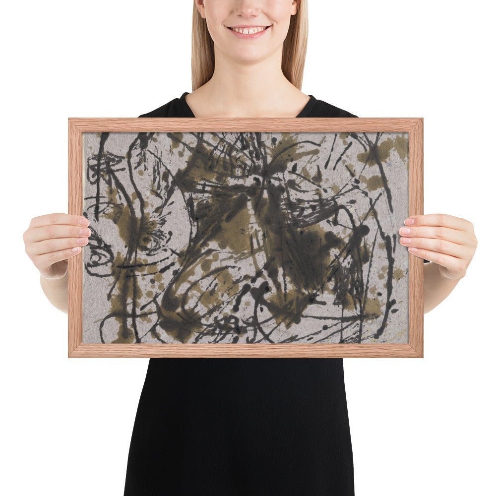 Untitled by Jackson Pollock, Framed poster