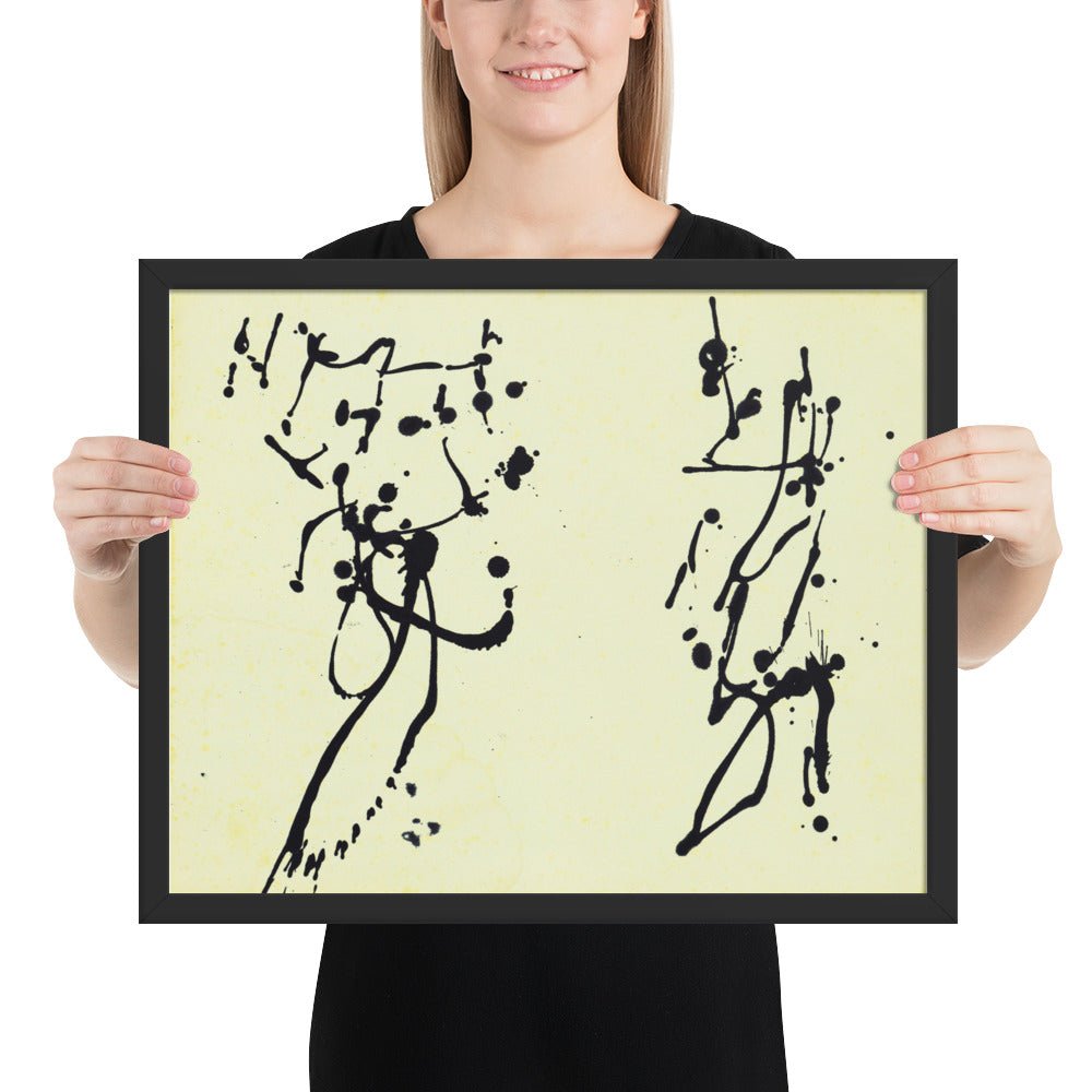 Untitled by Jackson Pollock, Framed poster
