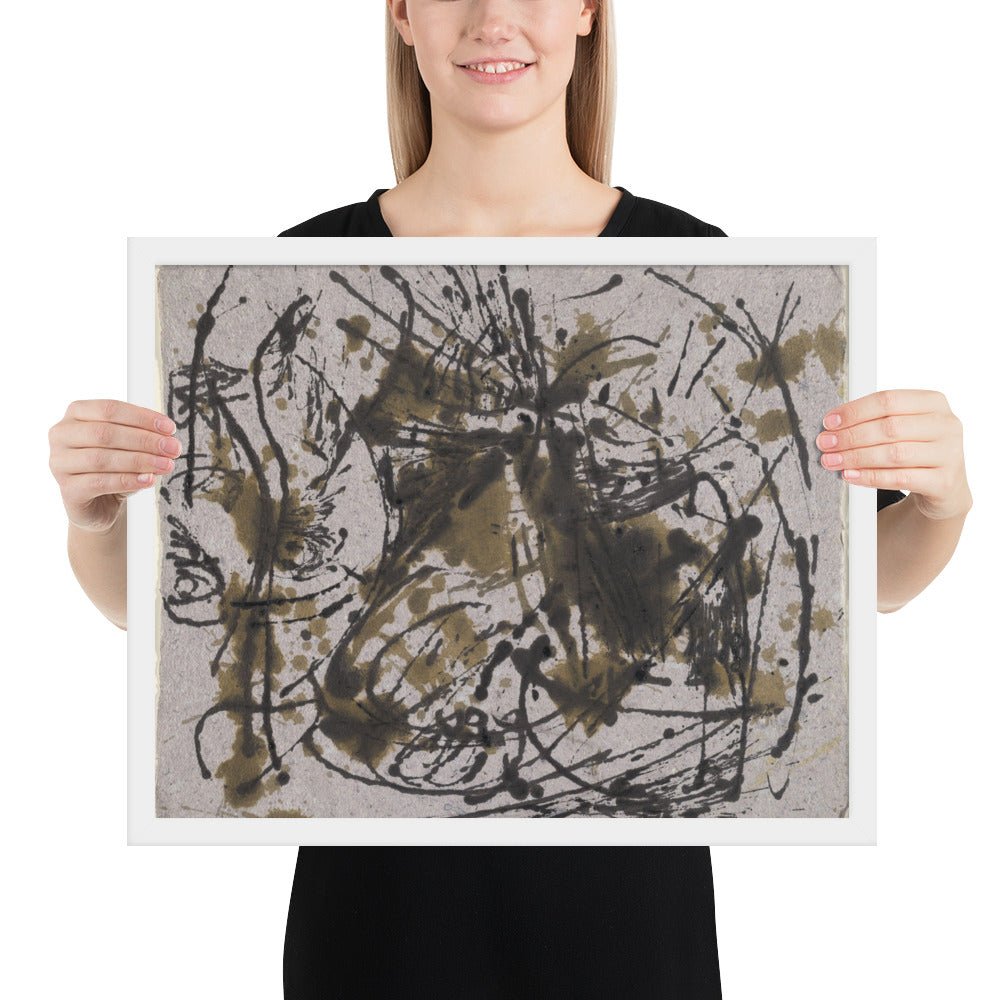 Untitled by Jackson Pollock, Framed poster