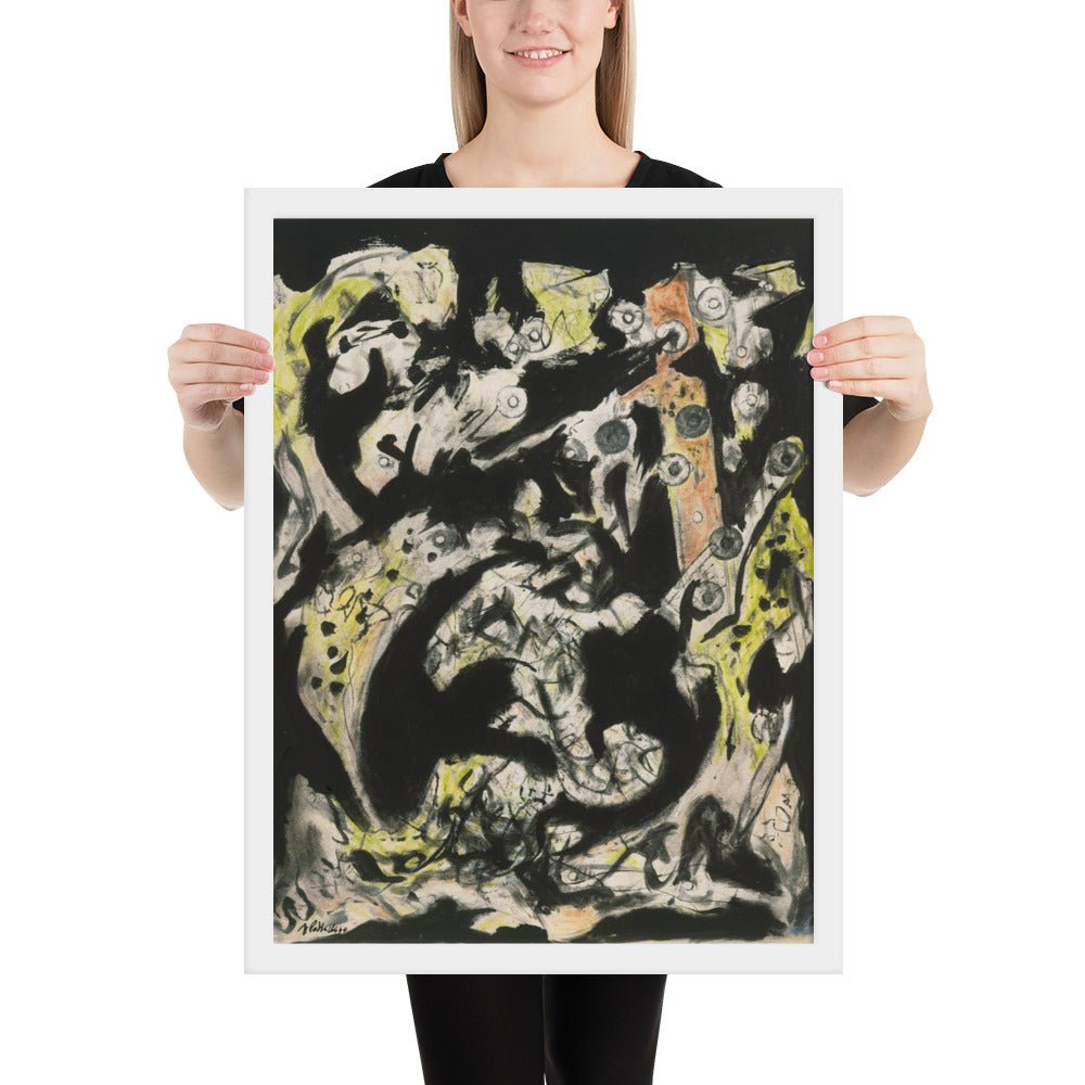 Untitled by Jackson Pollock, Framed poster