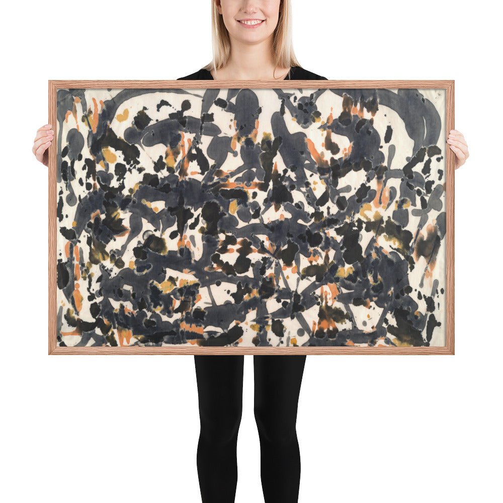Untitled by Jackson Pollock, Framed poster