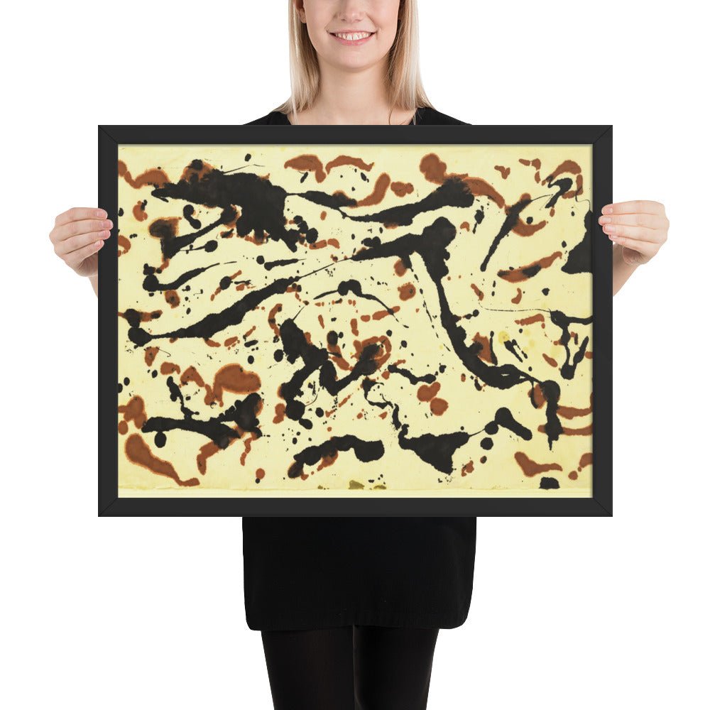 Untitled by Jackson Pollock, Framed poster