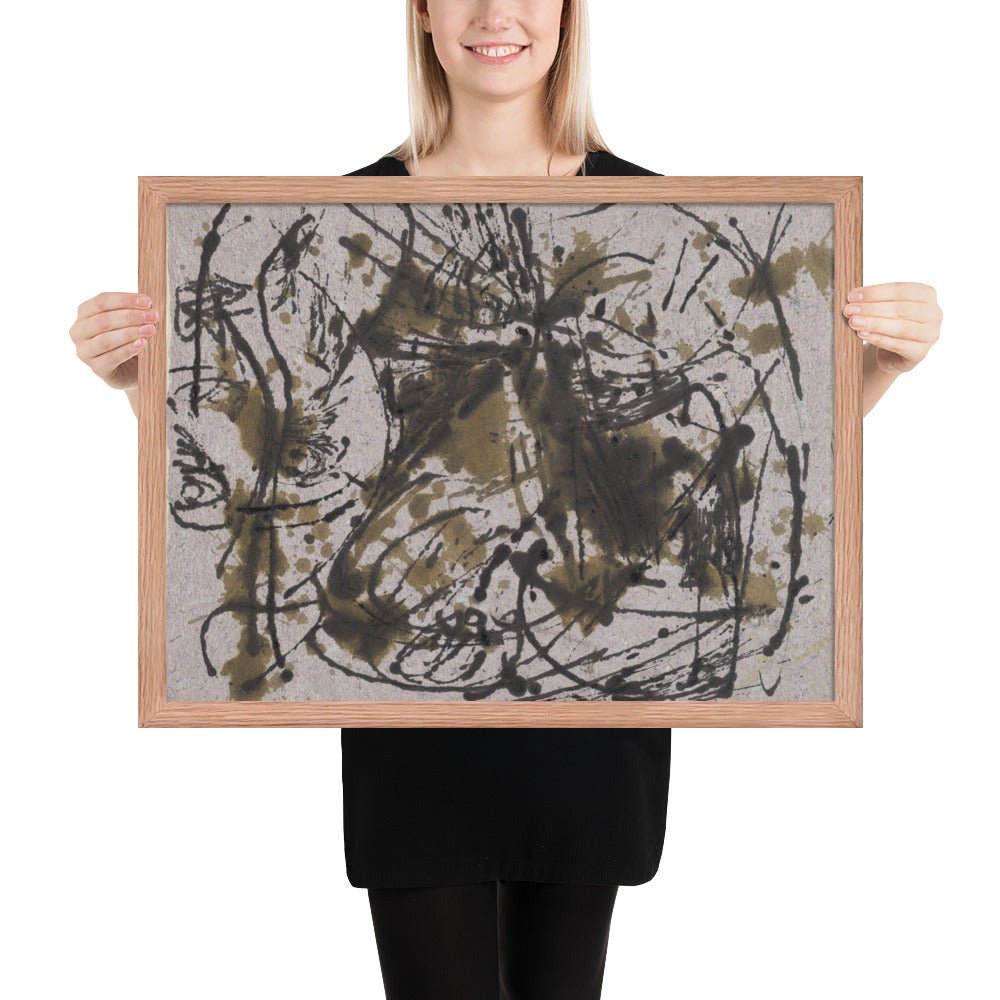 Untitled by Jackson Pollock, Framed poster