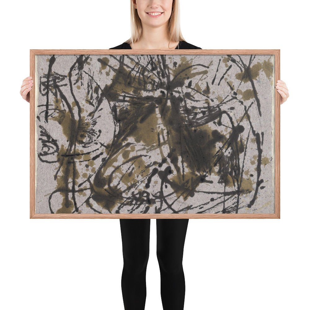 Untitled by Jackson Pollock, Framed poster