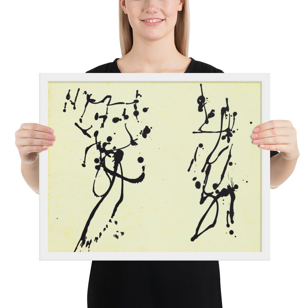 Untitled by Jackson Pollock, Framed poster
