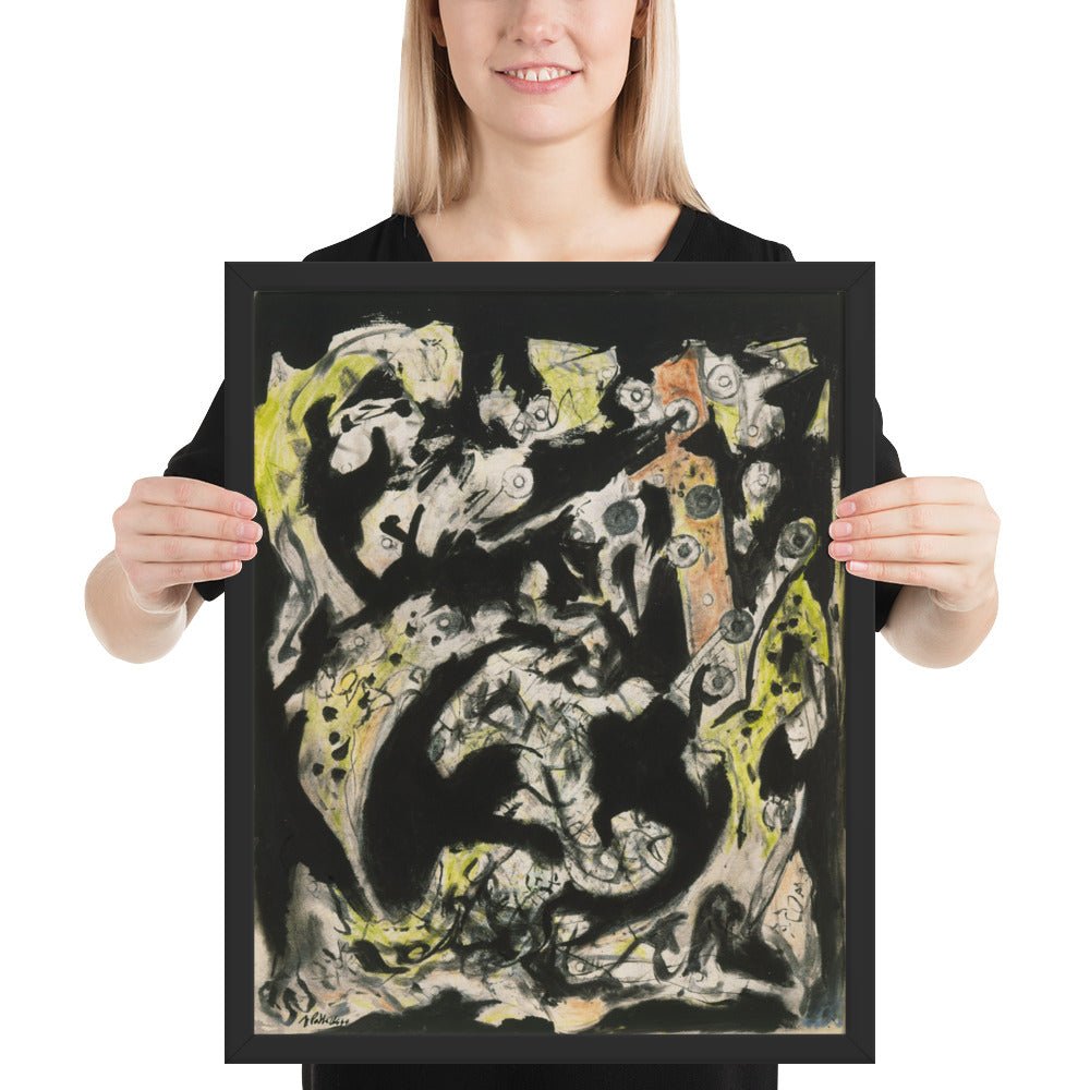 Untitled by Jackson Pollock, Framed poster