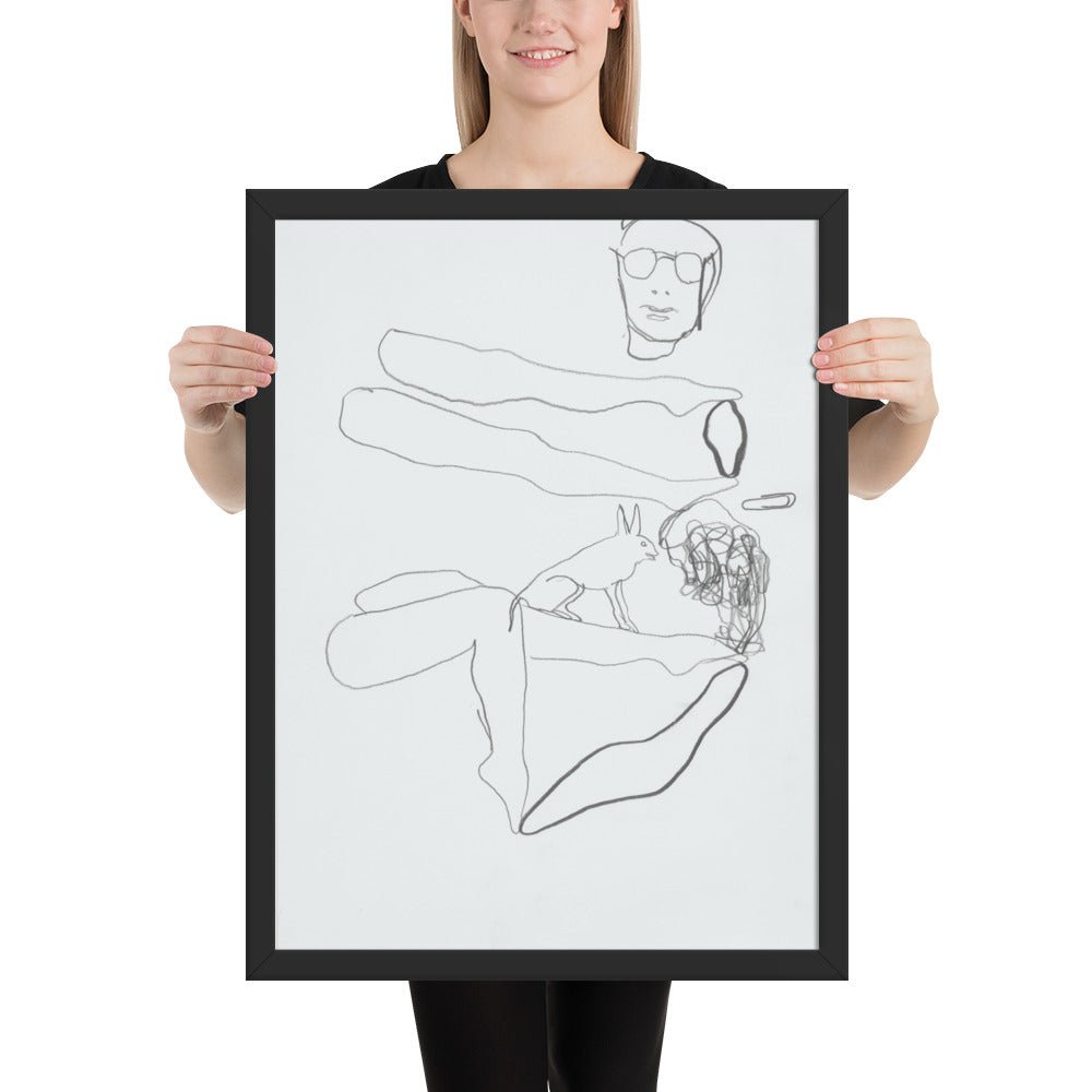 Untitled by Mark Manders, Framed poster
