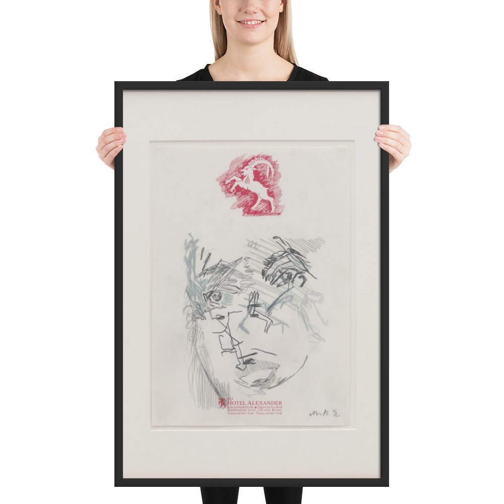 Untitled by Martin Kippenberger, Framed poster