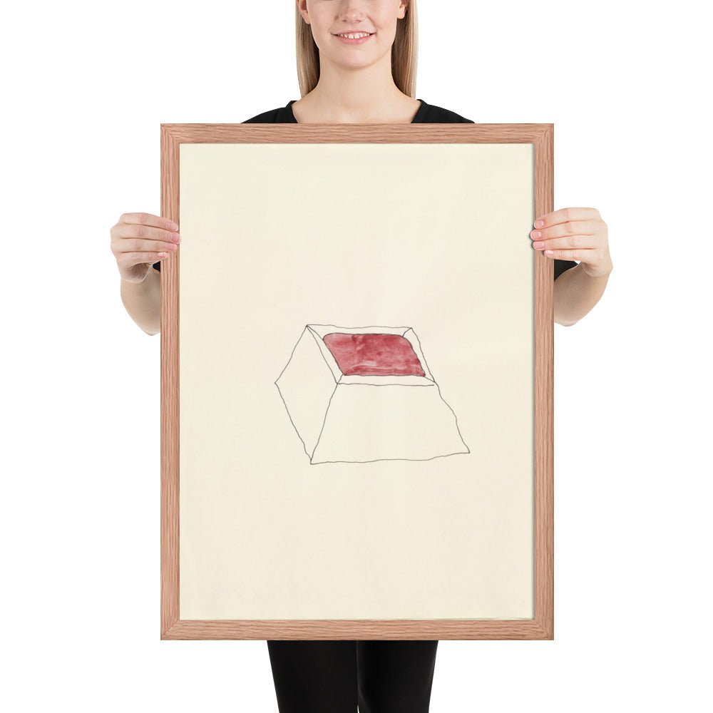 Untitled by Richard Tuttle, Framed poster