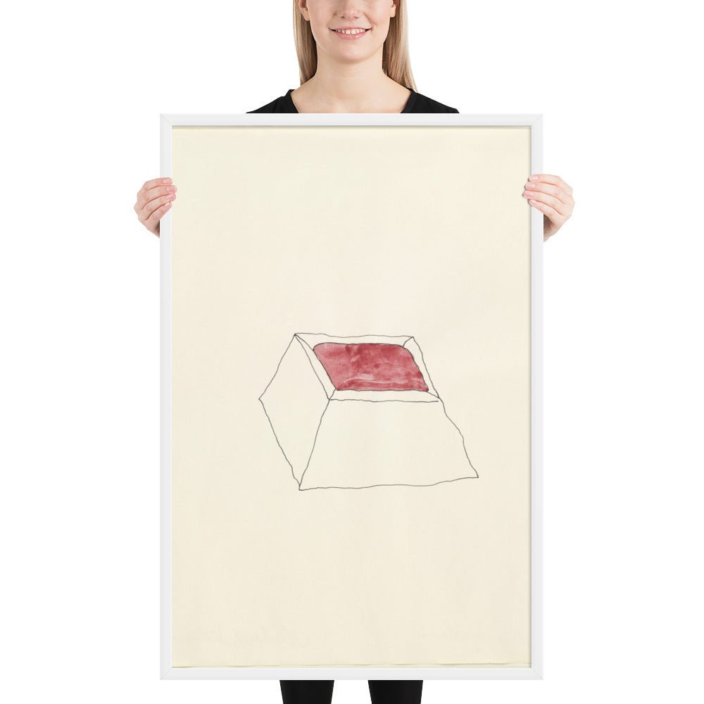 Untitled by Richard Tuttle, Framed poster