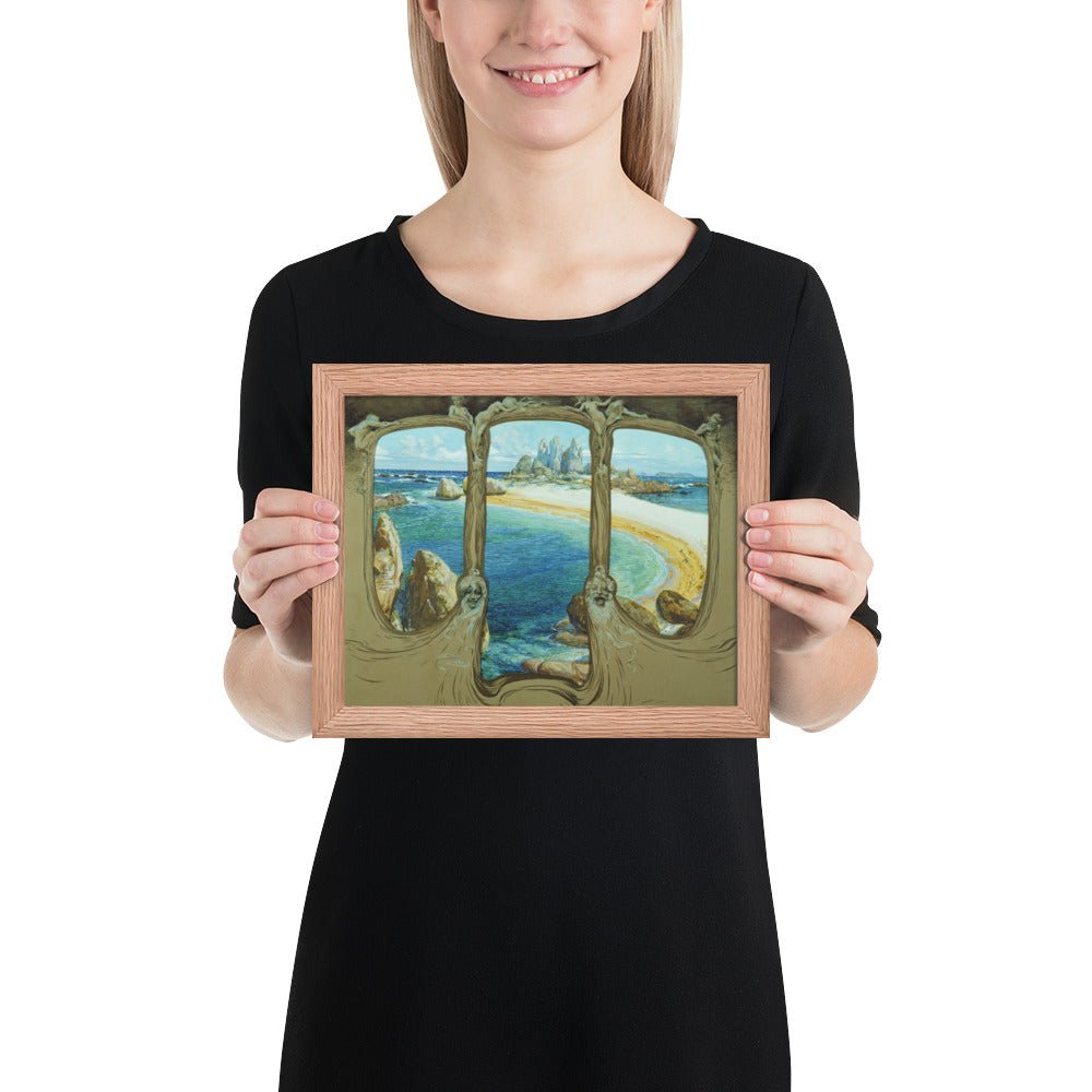 View from a Carriage Window by Frantisek Kupka, Framed poster