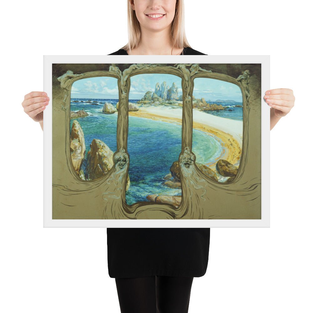 View from a Carriage Window by Frantisek Kupka, Framed poster