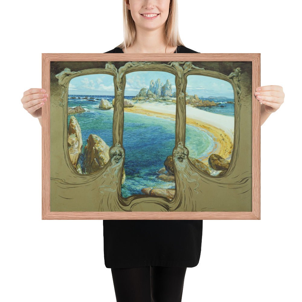 View from a Carriage Window by Frantisek Kupka, Framed poster