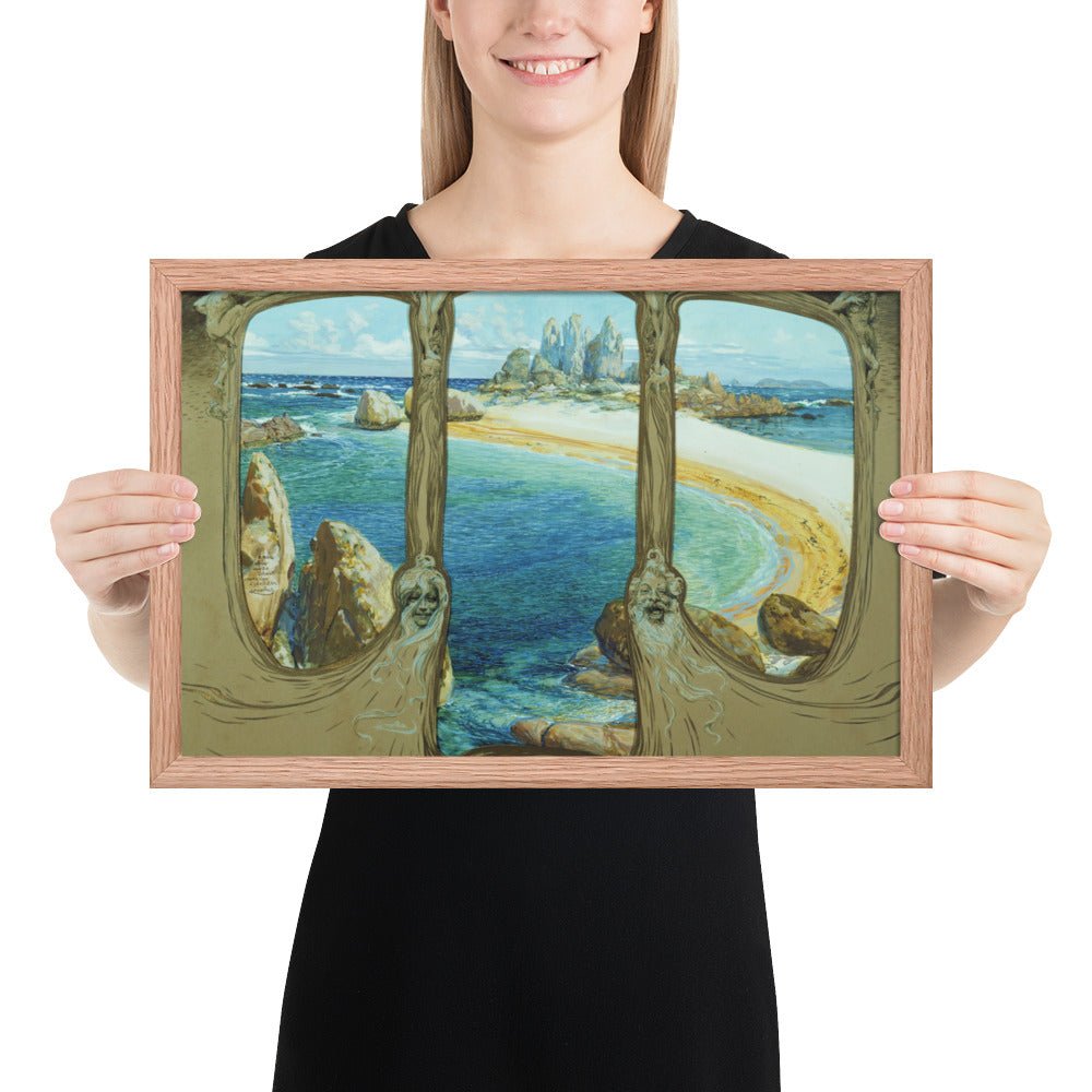 View from a Carriage Window by Frantisek Kupka, Framed poster