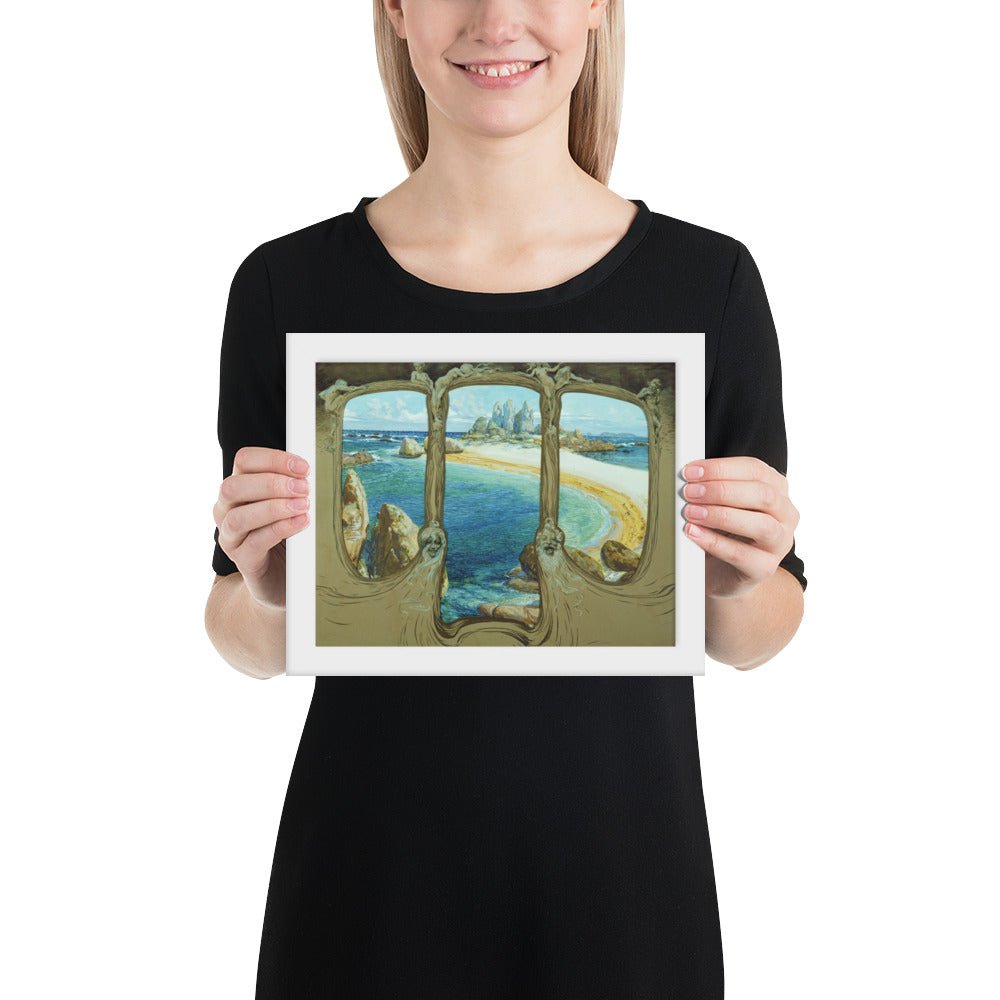 View from a Carriage Window by Frantisek Kupka, Framed poster