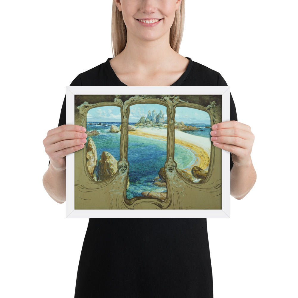 View from a Carriage Window by Frantisek Kupka, Framed poster