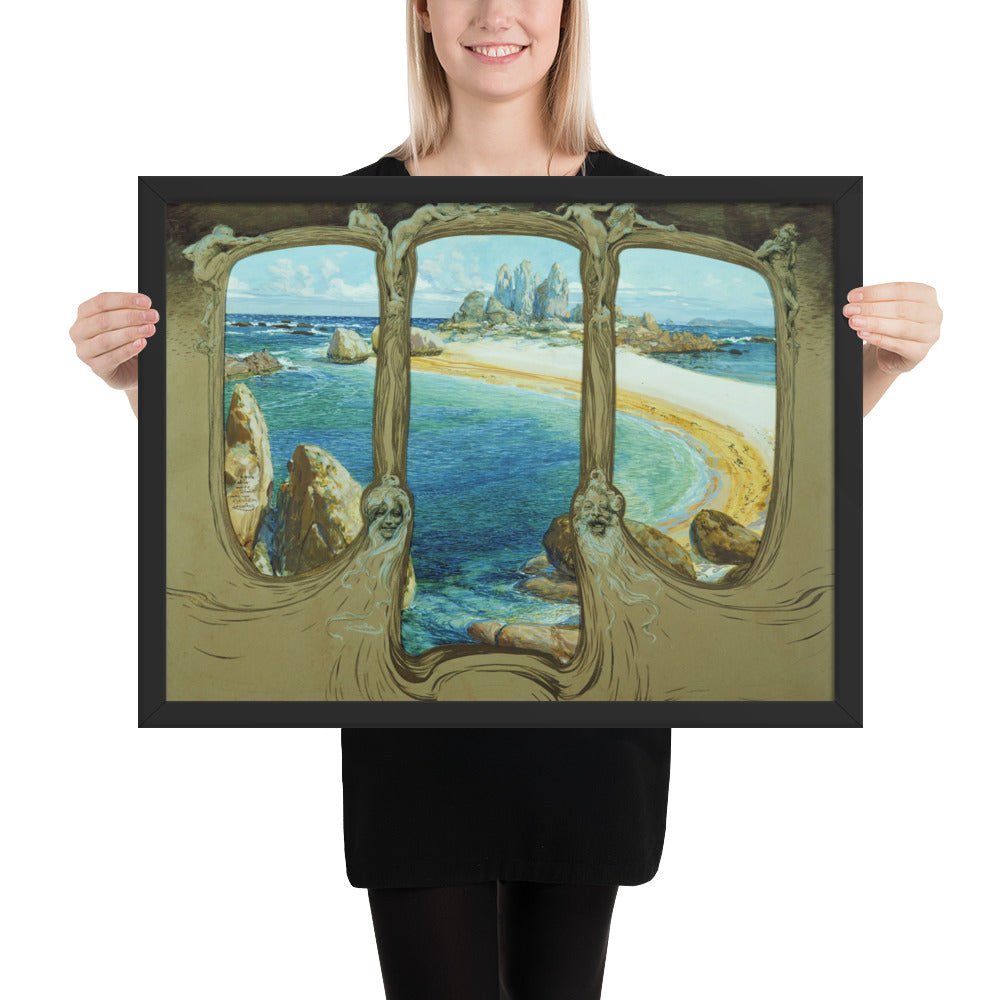 View from a Carriage Window by Frantisek Kupka, Framed poster