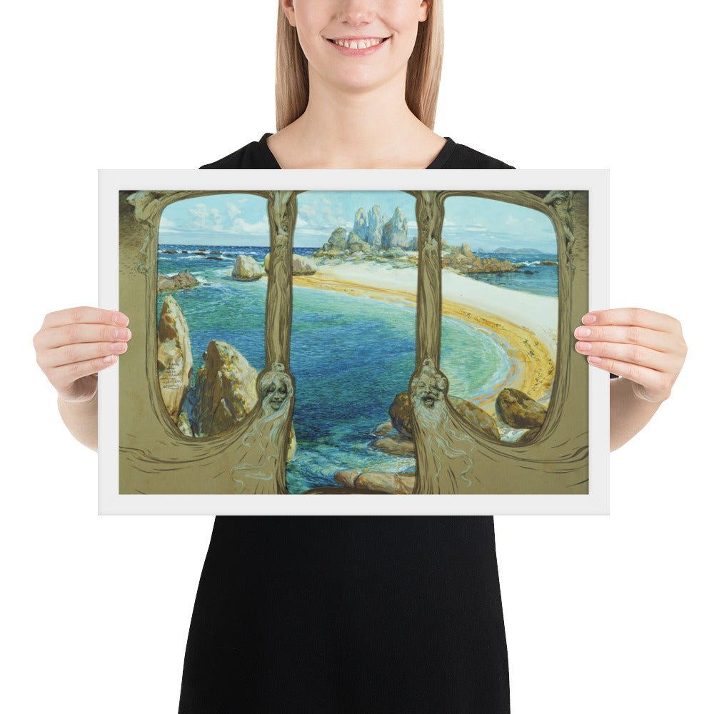 View from a Carriage Window by Frantisek Kupka, Framed poster
