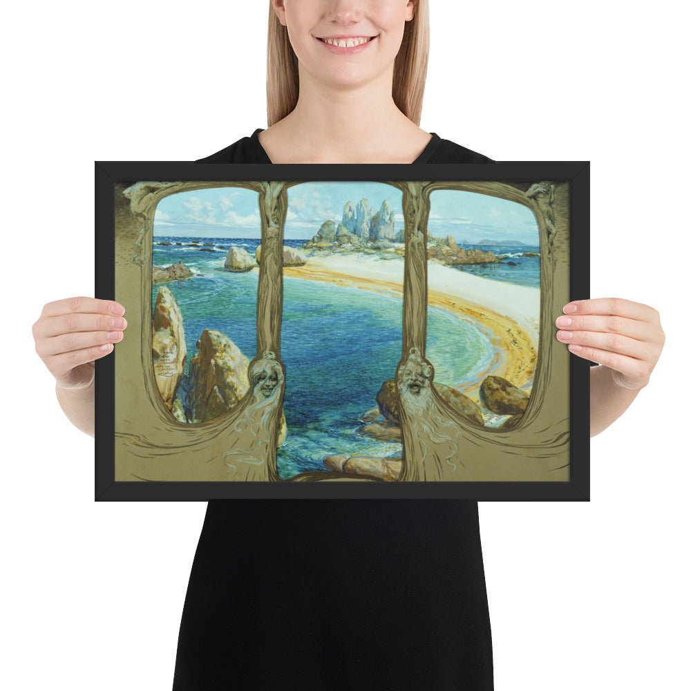 View from a Carriage Window by Frantisek Kupka, Framed poster