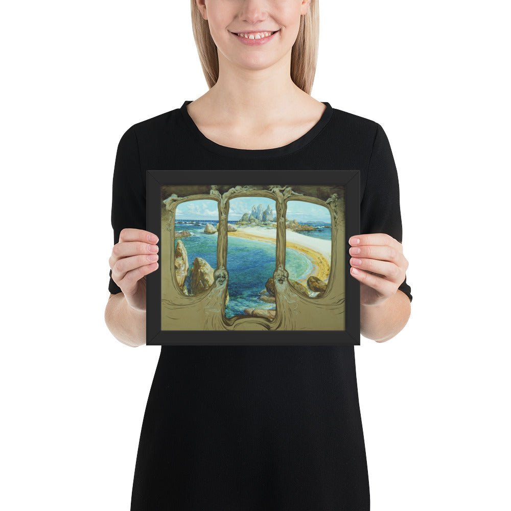 View from a Carriage Window by Frantisek Kupka, Framed poster