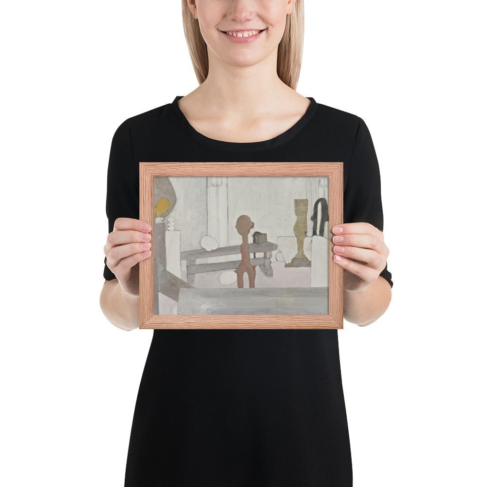 View of the Artist's Studio by Constantin Brancusi, Framed poster