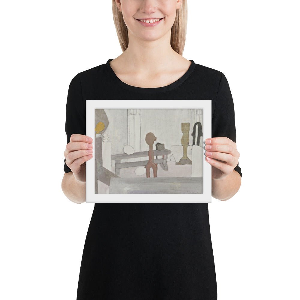 View of the Artist's Studio by Constantin Brancusi, Framed poster