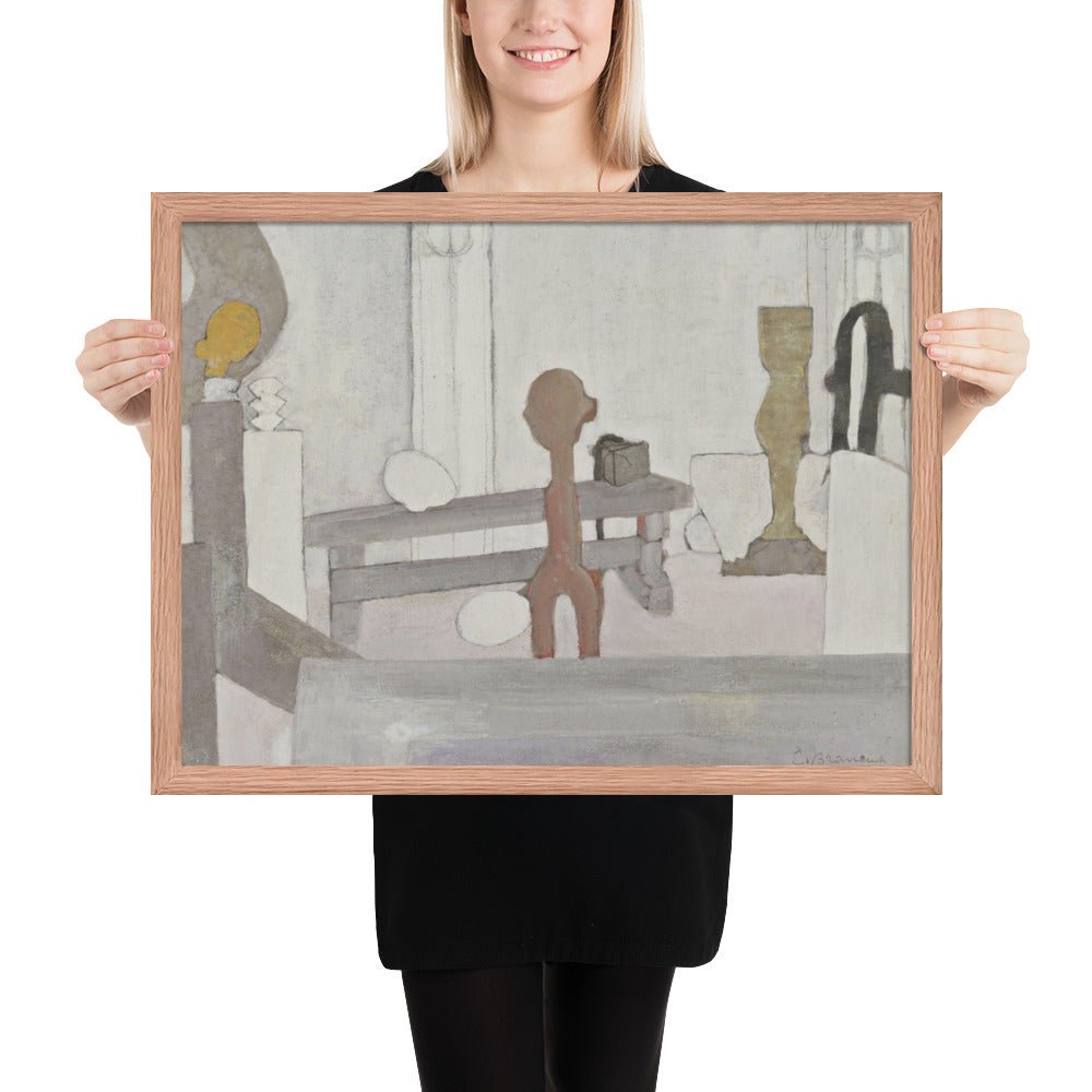View of the Artist's Studio by Constantin Brancusi, Framed poster