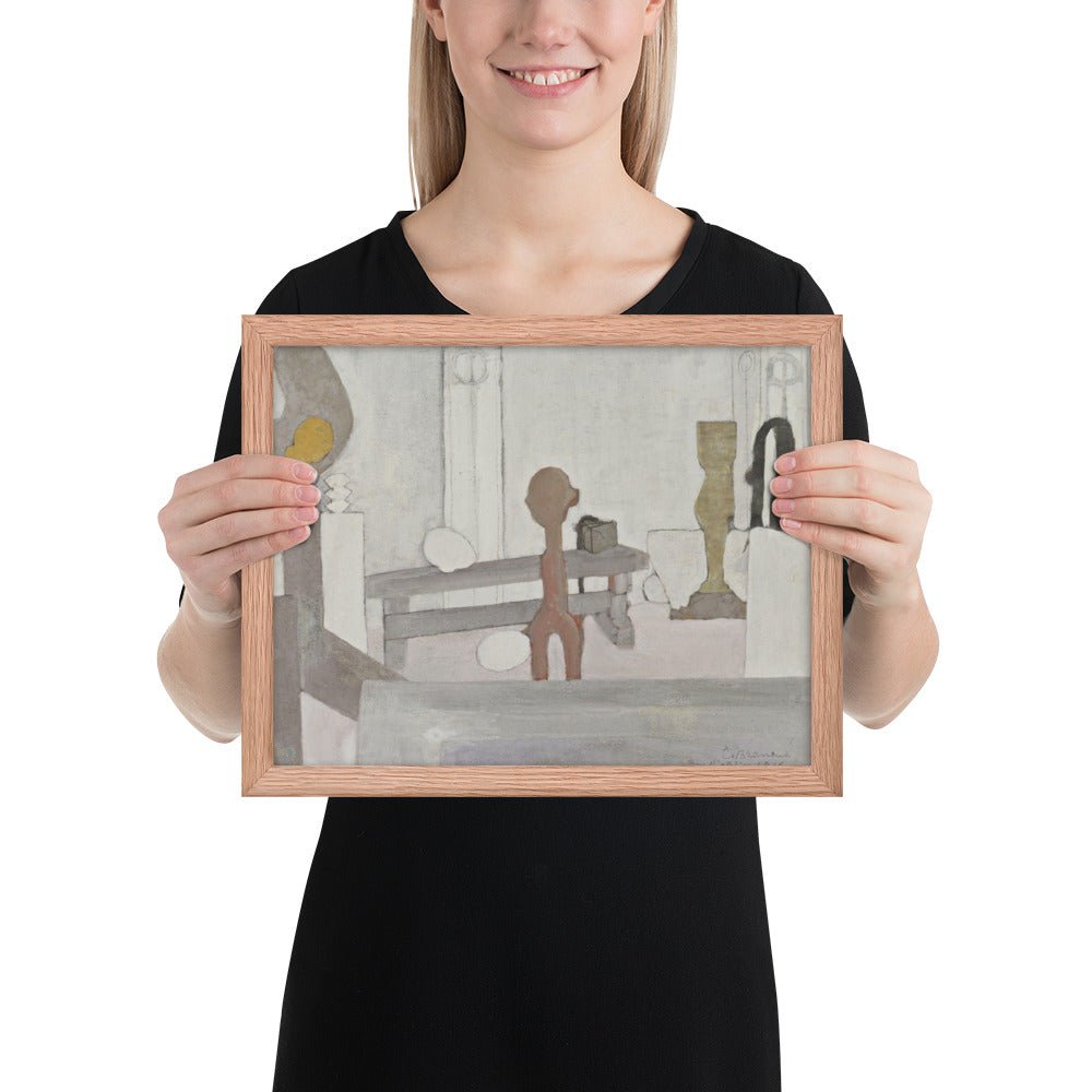 View of the Artist's Studio by Constantin Brancusi, Framed poster