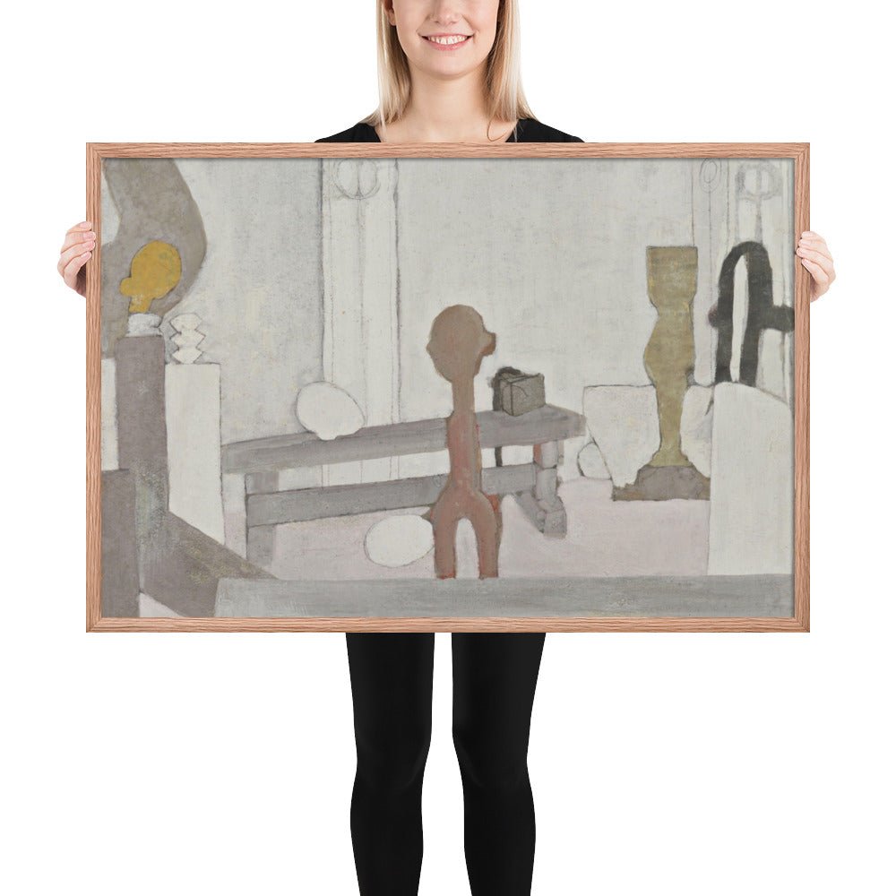 View of the Artist's Studio by Constantin Brancusi, Framed poster