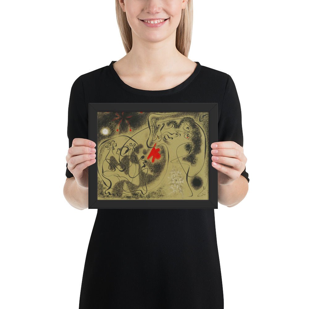 Werewolf by André Masson, Framed poster