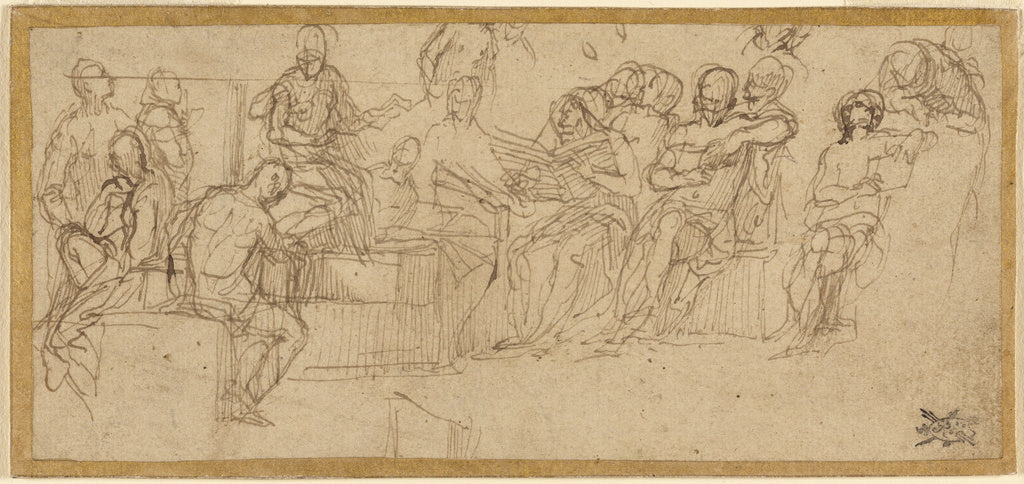 Paolo Veronese :Christ Preaching in the Temple, Poster Print Wall Art