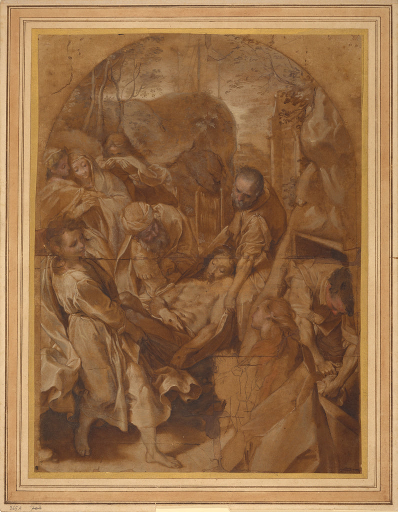 Federico Barocci:The Entombment, Poster Print Wall Art