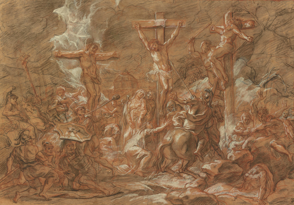 Antoine Coypel:The Crucifixion, Poster Print Wall Art