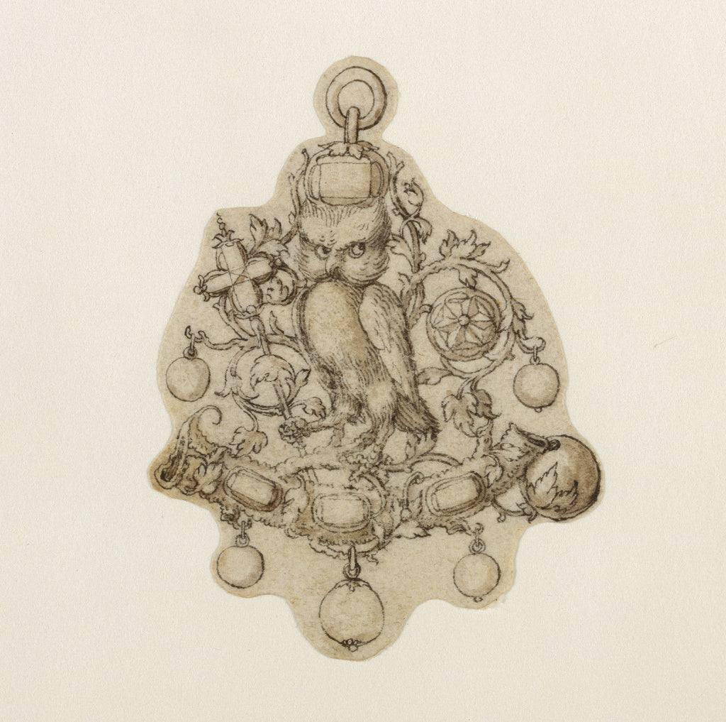 Theodor de BryAttributed to:Design for a Pendant Jewel, Poster Print Wall Art
