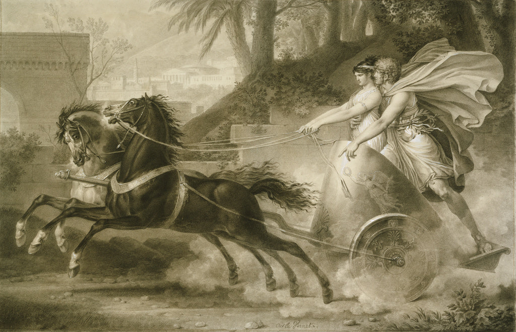 Carle Vernet:The Return from the Race, Poster Print Wall Art