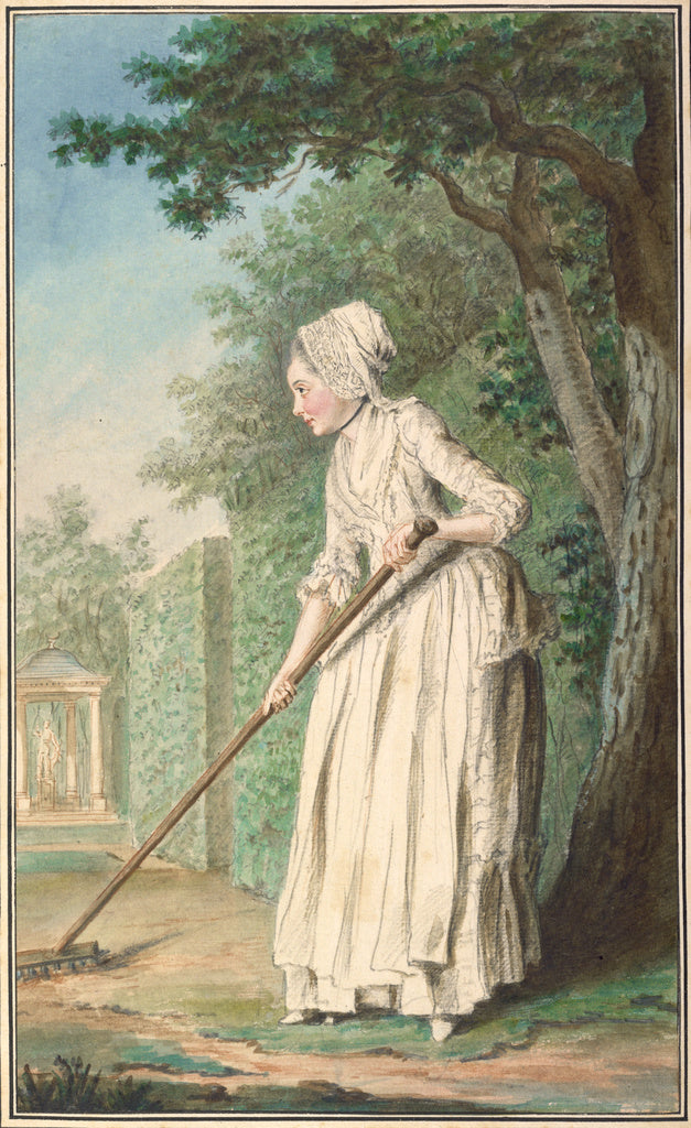 Louis Carrogis de Carmontelle:The Duchess of Chaulnes as a G, Poster Print Wall Art