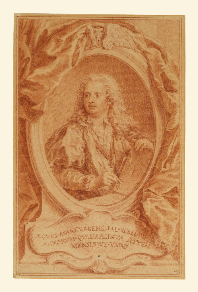Marco Benefial:Self-Portrait, Poster Print Wall Art