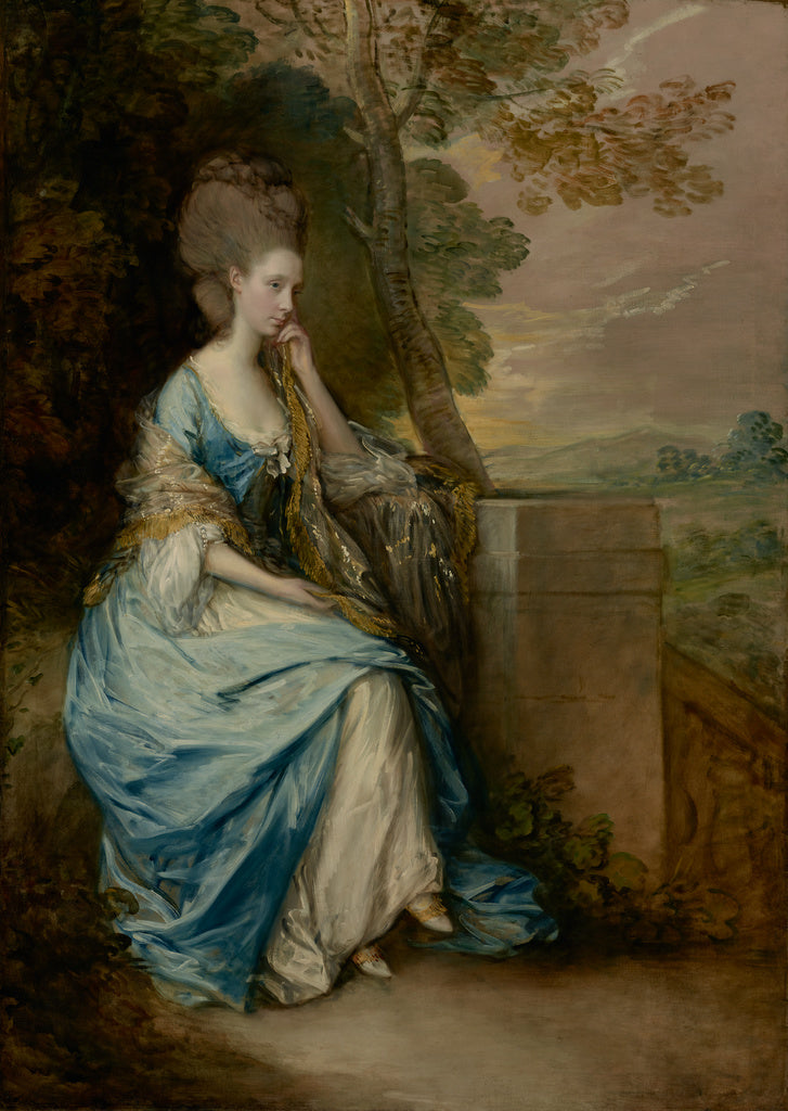 Thomas Gainsborough:Portrait of Anne, Countess of Chesterfie, Poster Print Wall Art