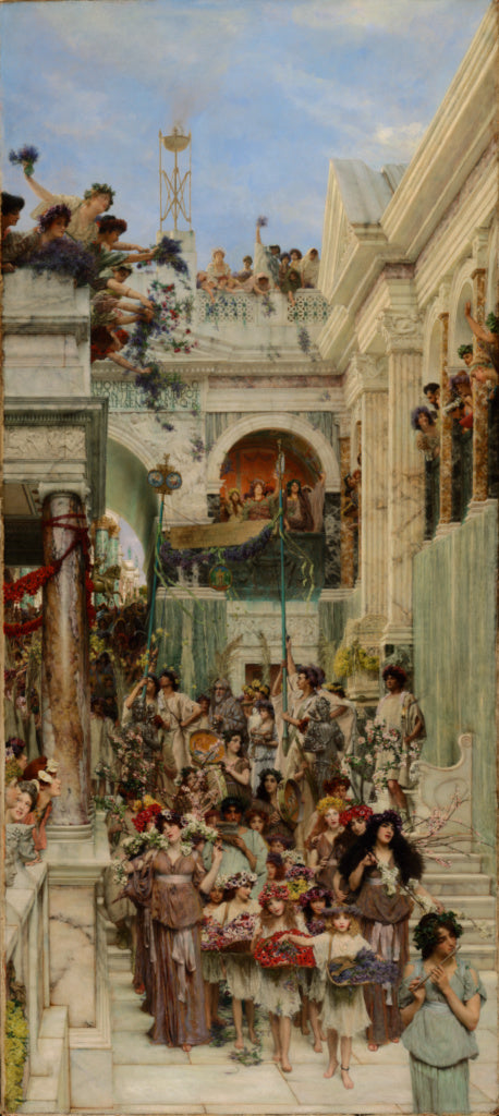 Lawrence Alma-Tadema:Spring, Poster Print Wall Art