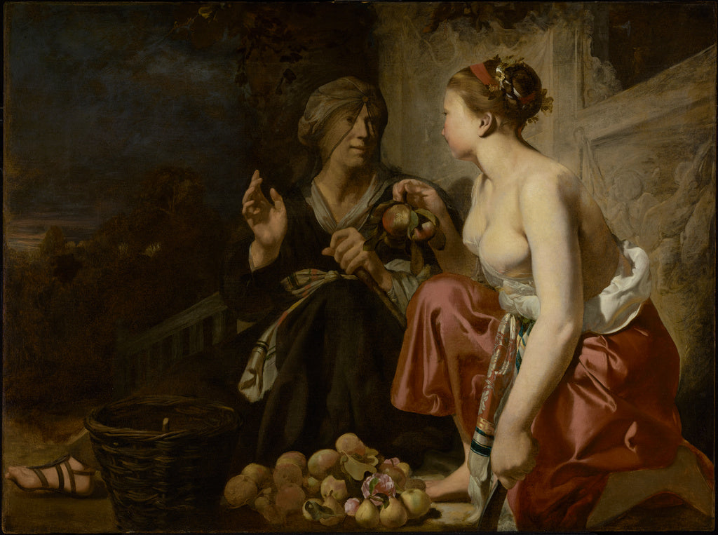 Cesar van EverdingenAttributed to:Vertumnus and Pomona, Poster Print Wall Art