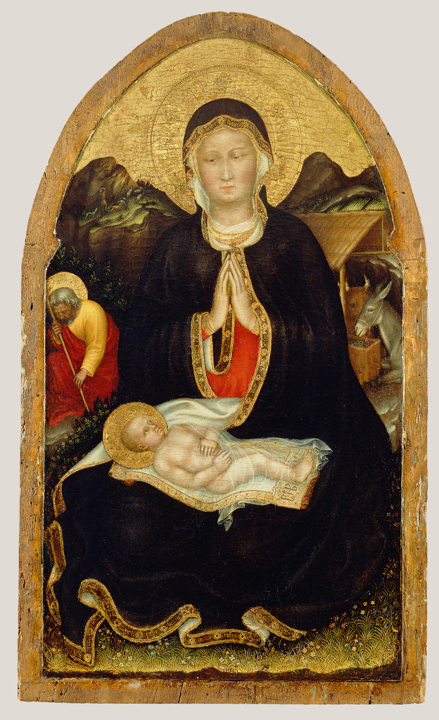 Gentile da Fabriano:Nativity, Poster Print Wall Art