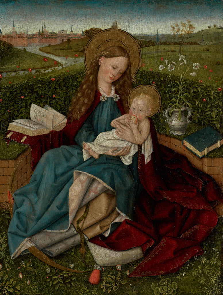 Robert CampinAfter:The Madonna of Humility, Poster Print Wall Art