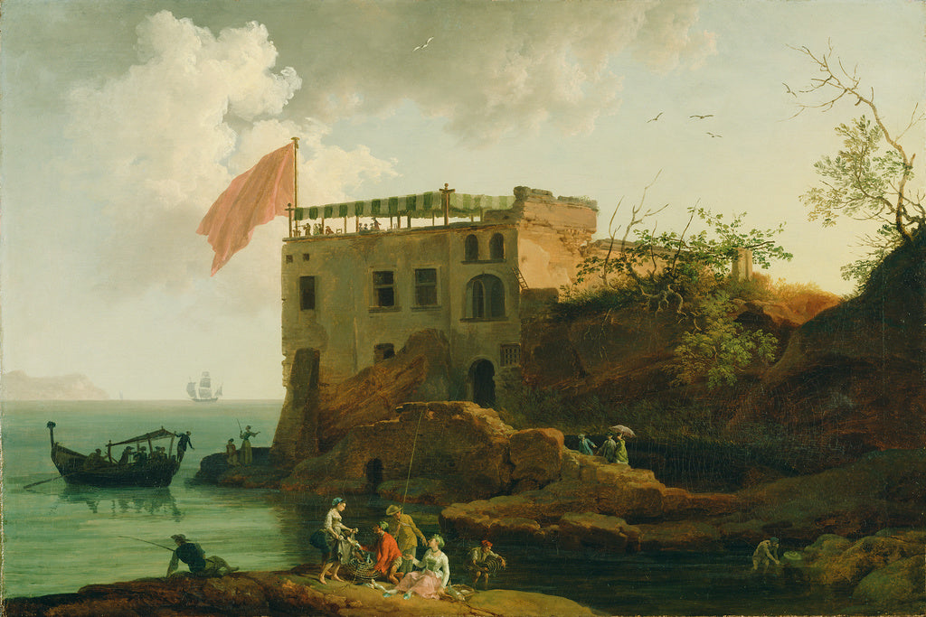Pierre-Jacques Volaire:View of Gaiola, Poster Print Wall Art