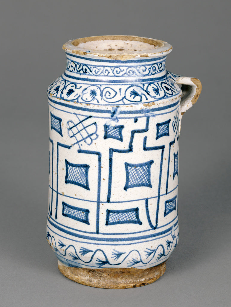 Unknown:Jar with a Kufic Pattern, Poster Print Wall Art